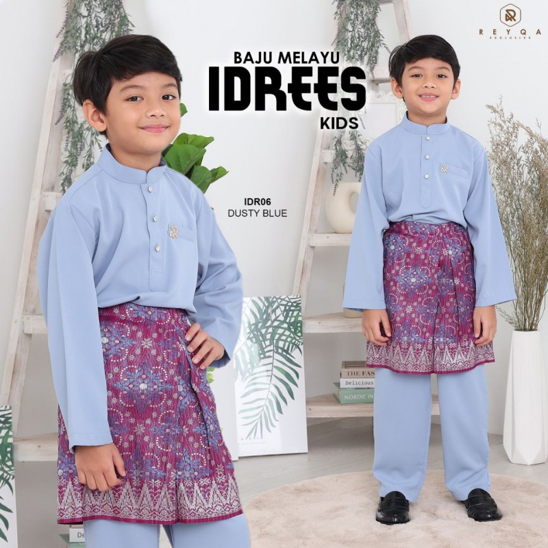 Idrees/06 Dusty Blue Kids