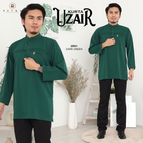 Uzair/01 Dark Green