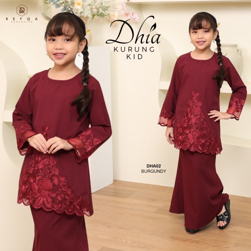 Dhia/02 Burgundy Kids