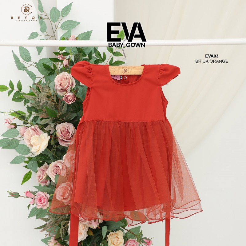 Gown Eva/03 Brick Orange