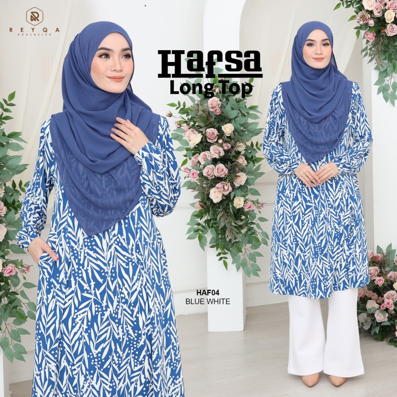 Hafsa/04 Blue white