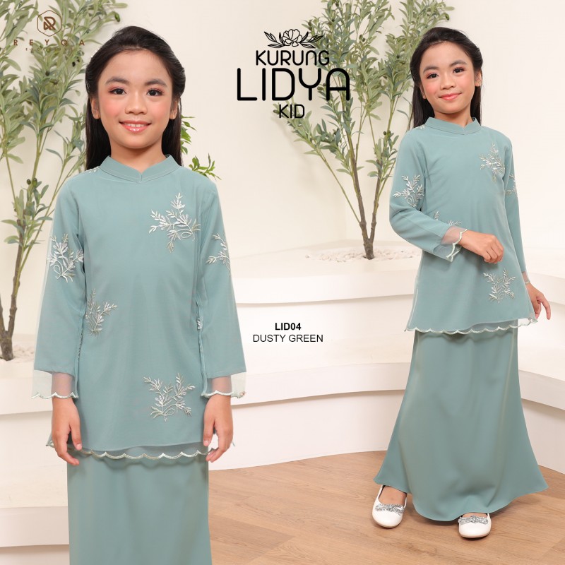 Lidya/04 Dusty green kids