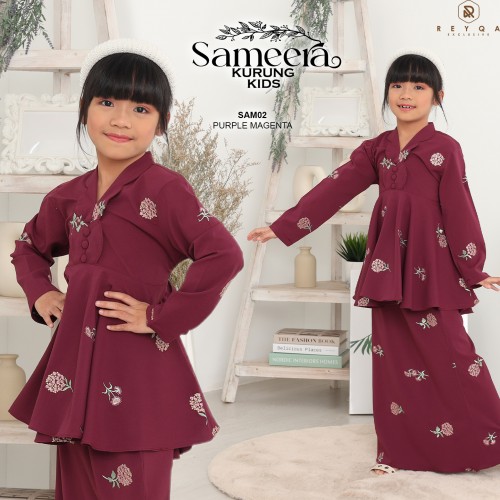 Sameera/02 Purple Magenta Kids