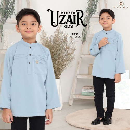 Uzair/02 Ash Blue Kids