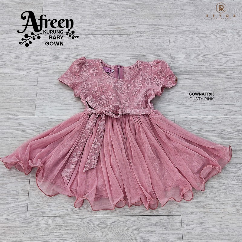 Gown Afreen/03 Dusty Pink