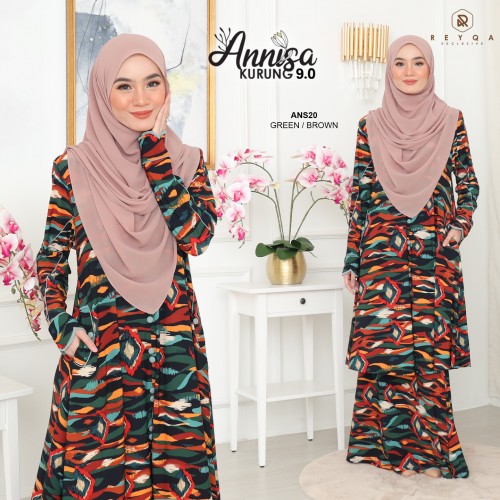 Annisa 9/20 Green Brown