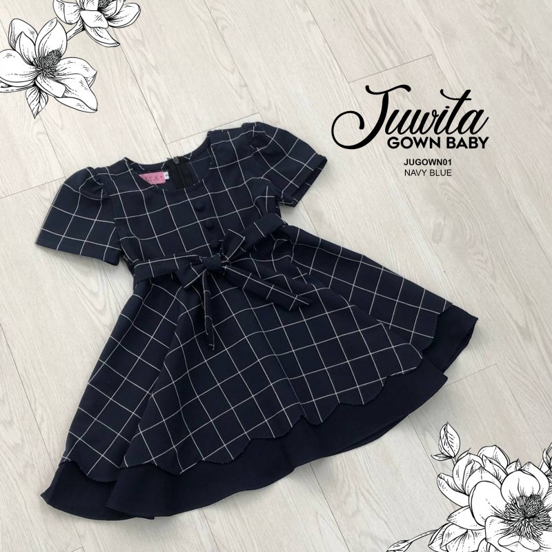 Gown Juwita/01 Navy