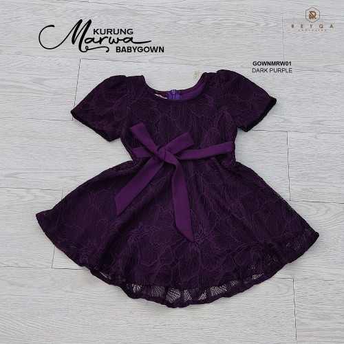 Gown Marwa/01 Dark Purple