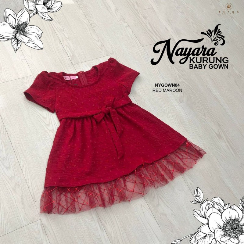 Gown Nayara/04 Maroon