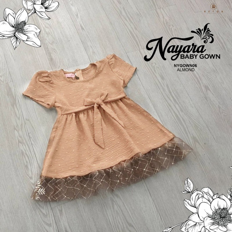 Gown Nayara/06 Almond