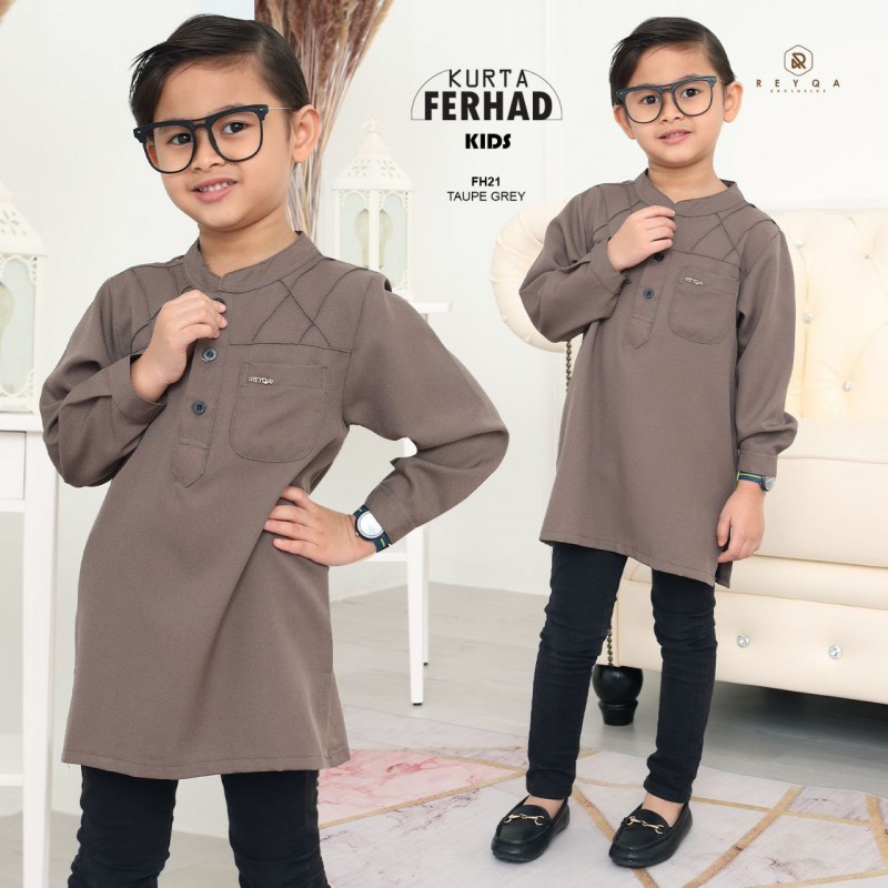 Ferhad/21 Taupe Grey Kids