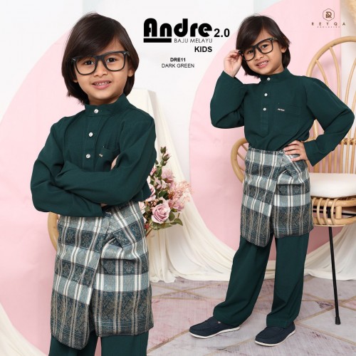 Andre/11 Dark Green Kids