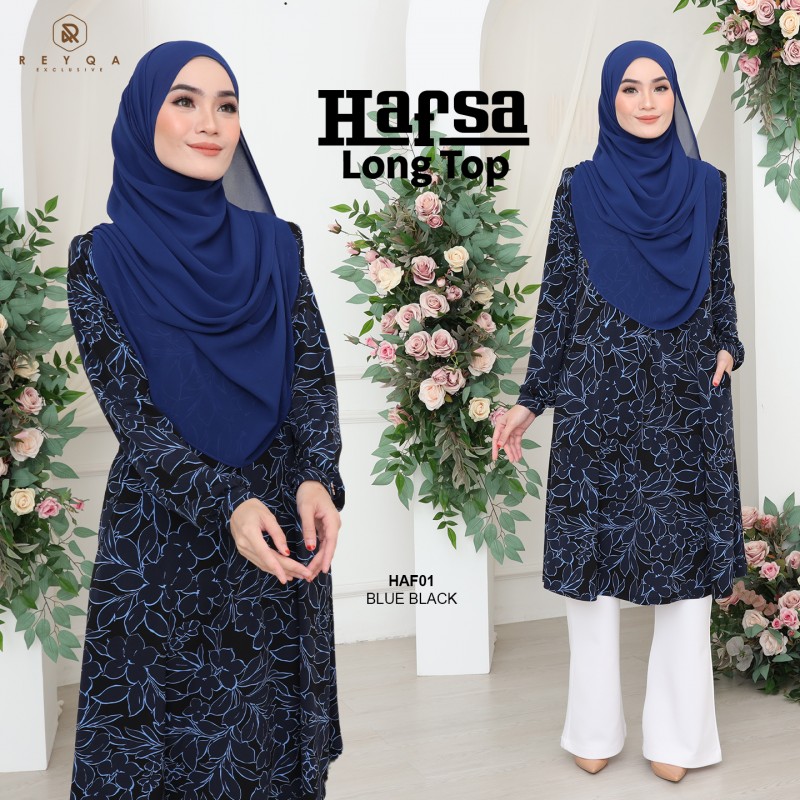 Hafsa/01 Blue black