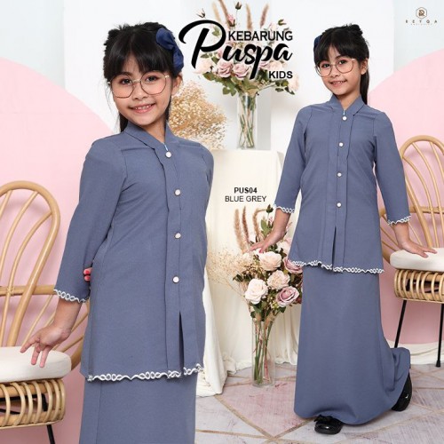 Puspa/04 Blue Grey Kids